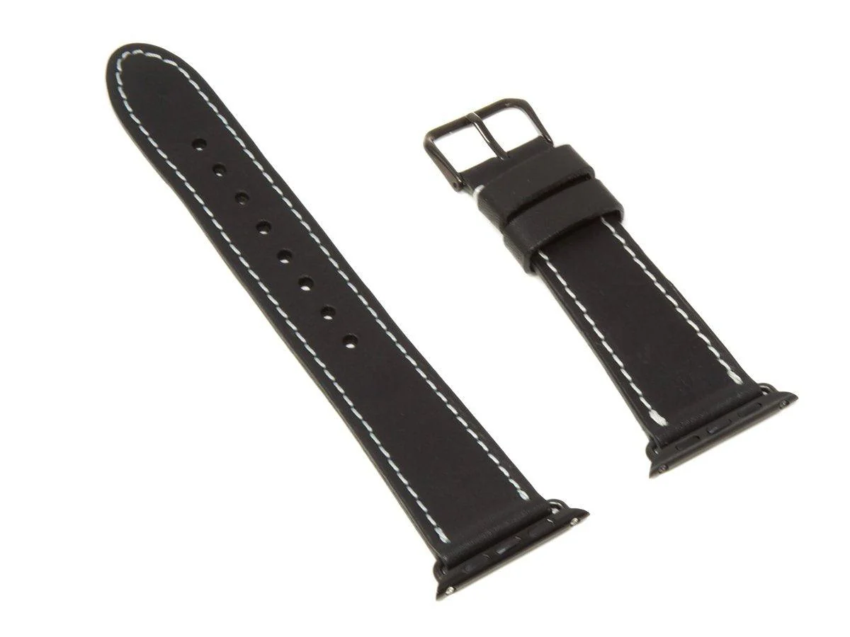Milwaukee Leather Apple Watch Band - Black - Image 5