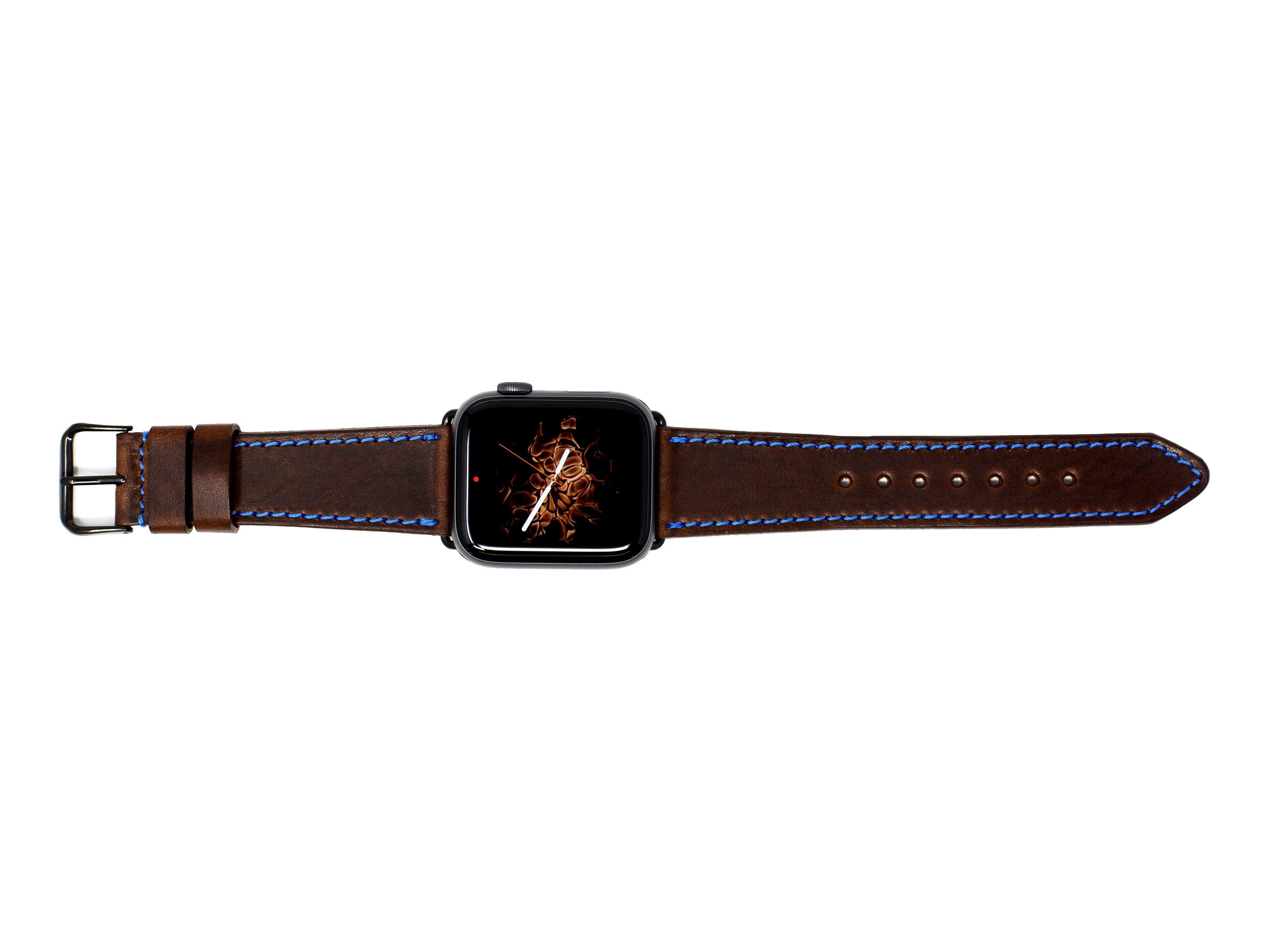 Milwaukee Leather Apple Watch Band - Chestnut - Image 5