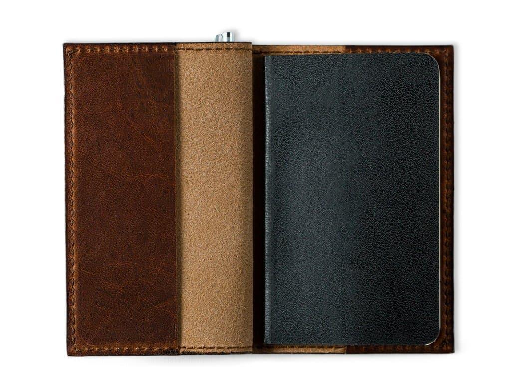 Milwaukee Leather Mini Journal with Pen - Chestnut - Image 3