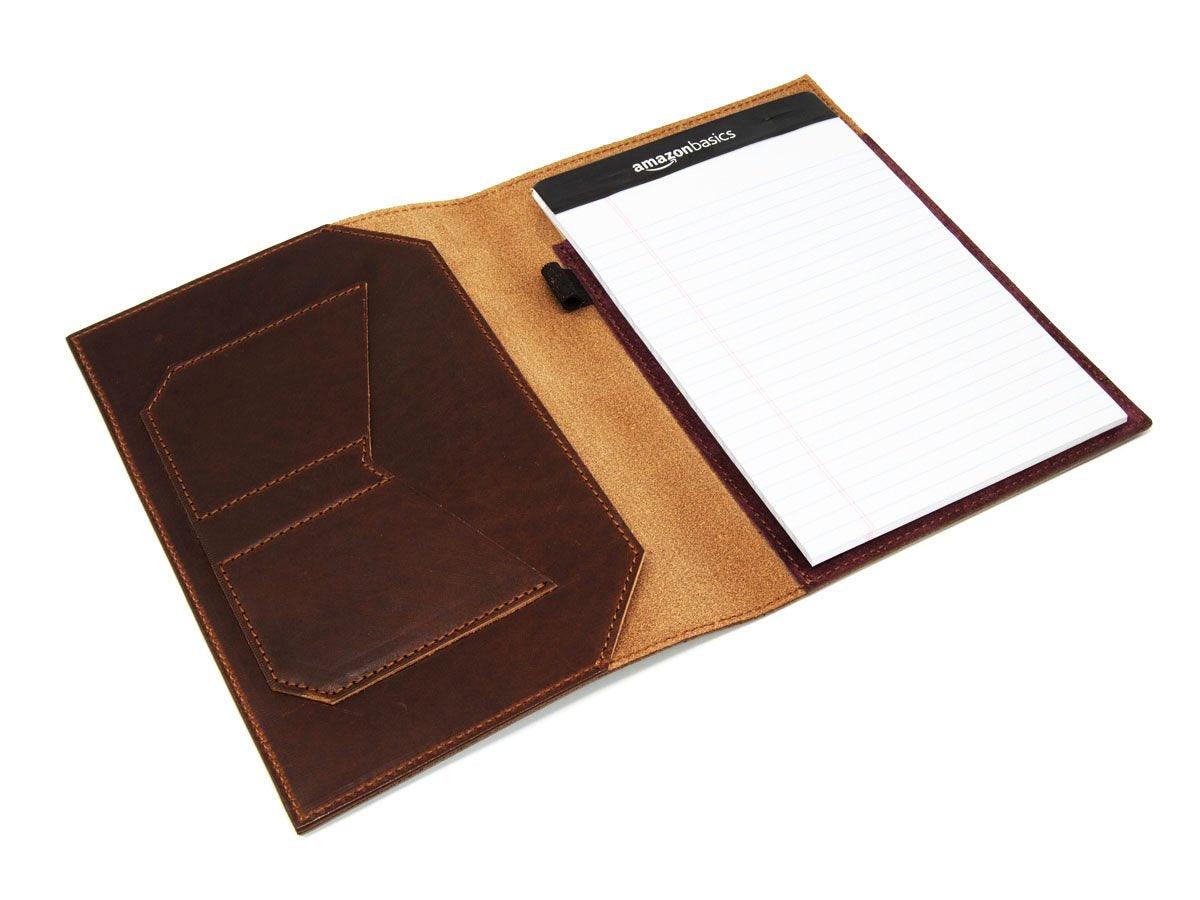 Milwaukee Leather Padfolio Traditional - Chestnut - Image 3