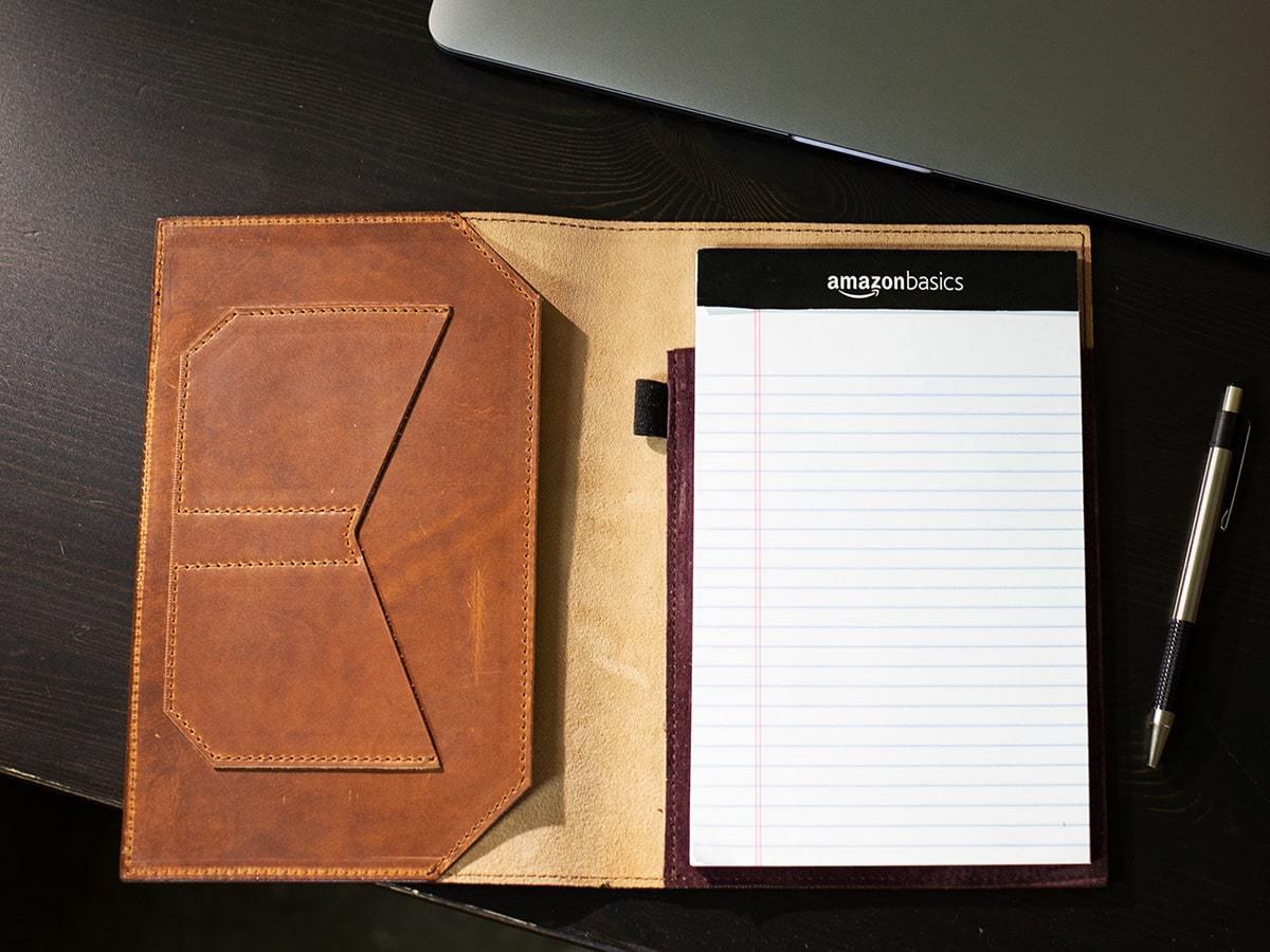 Milwaukee Leather Padfolio Traditional - Natural - Image 4